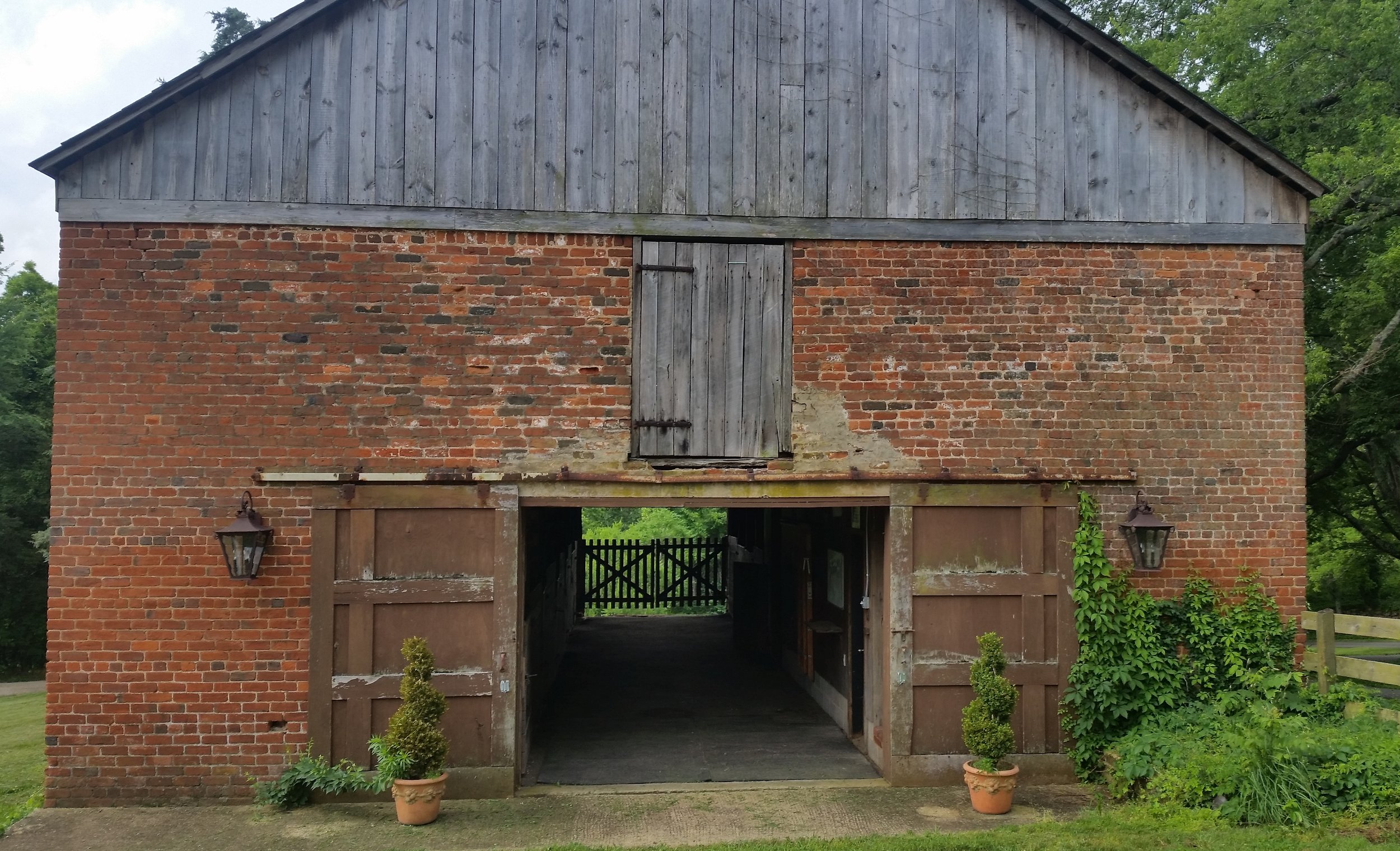 Front entry before construction