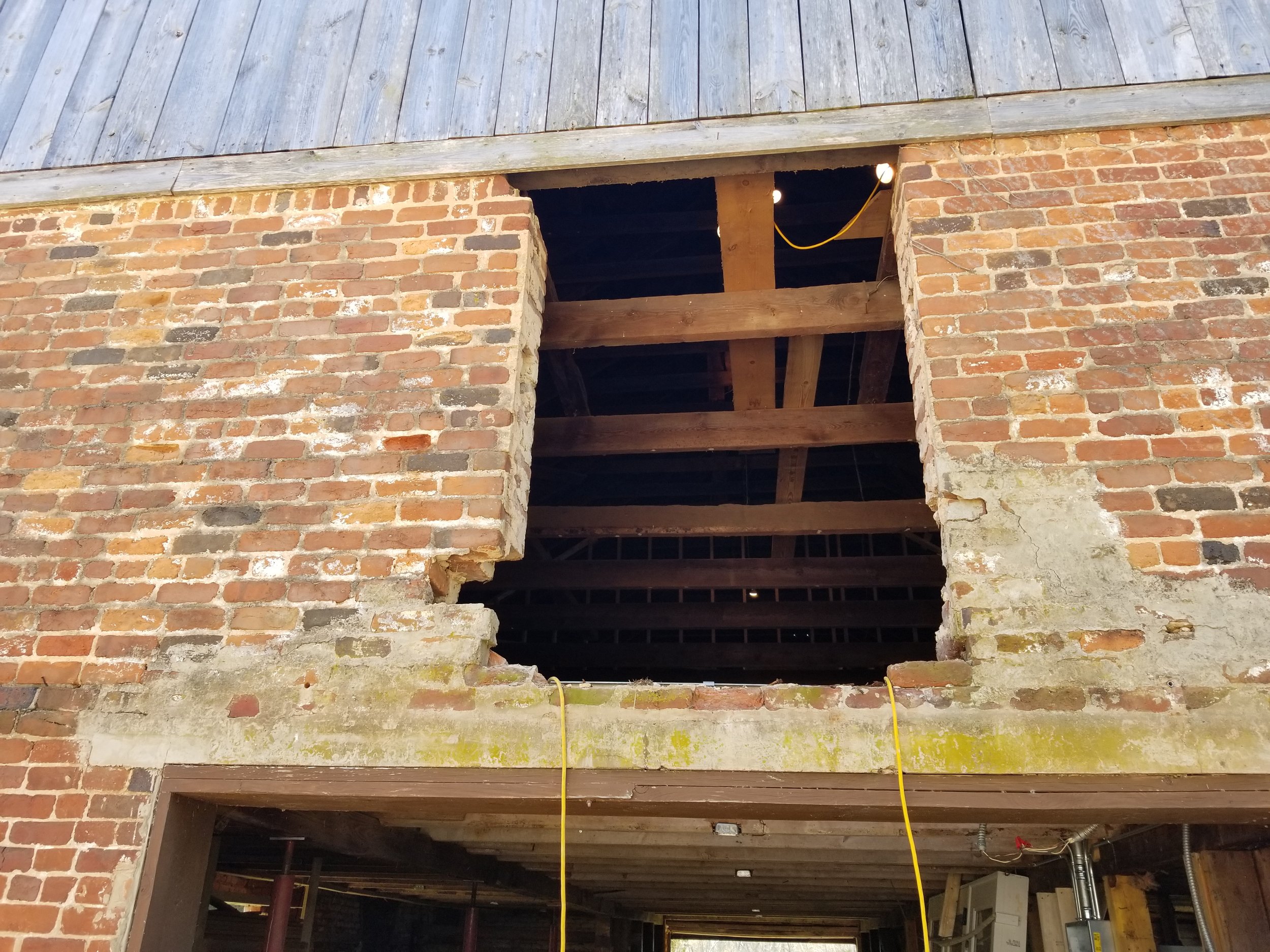 Front loft remade into window