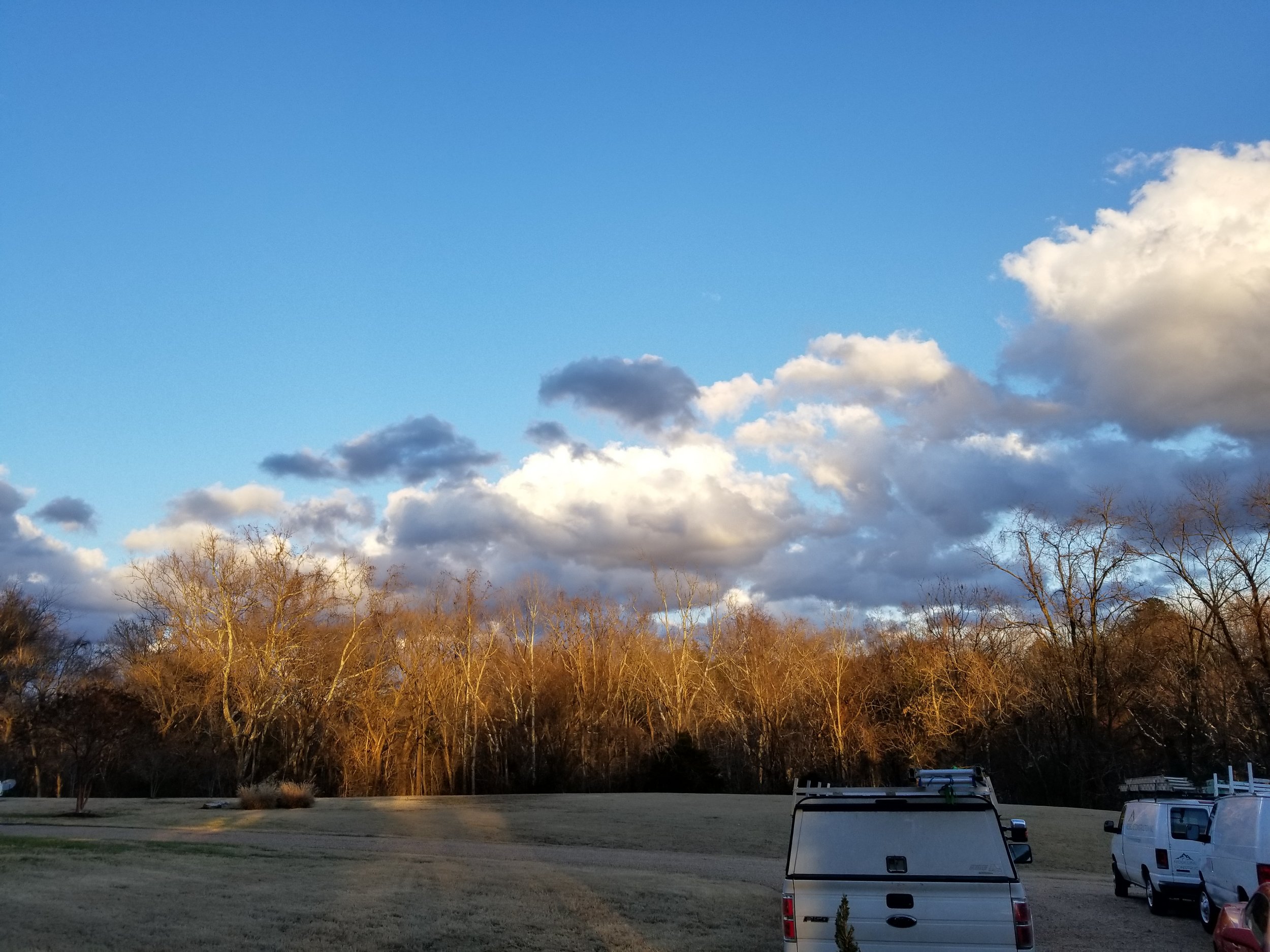 Gorgeous wintry view from property